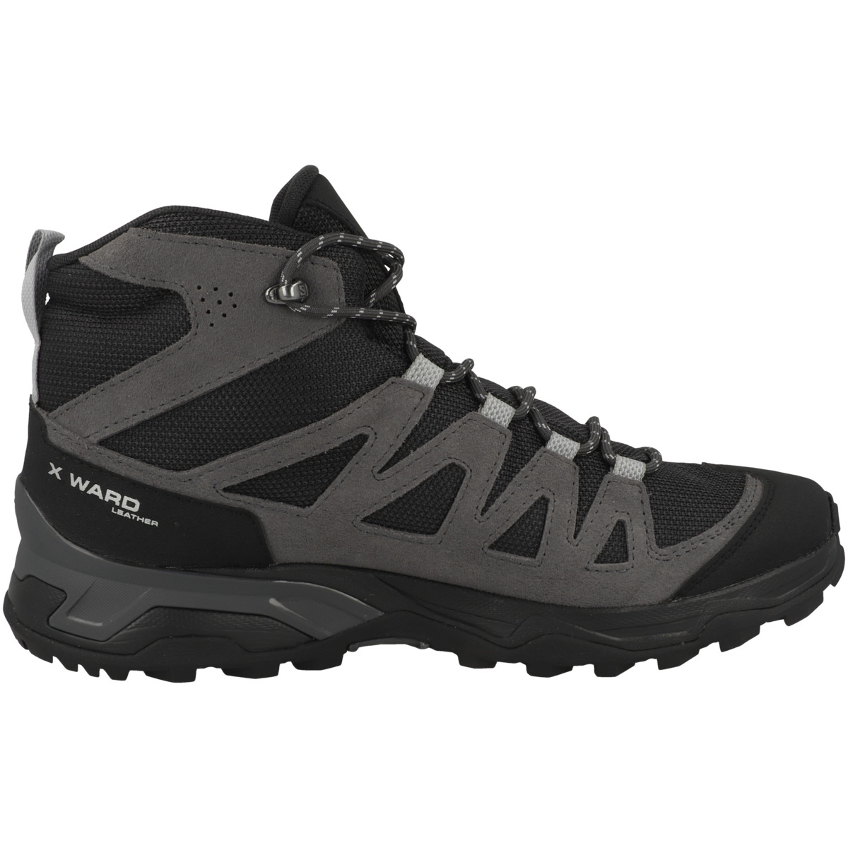 Salomon X Ward Leather Mid GTX Outdoorschuhe dunkelgrau
