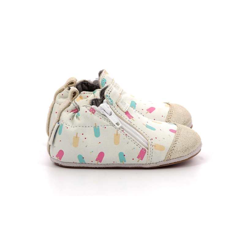 Chaussons cuir Confetti Ice