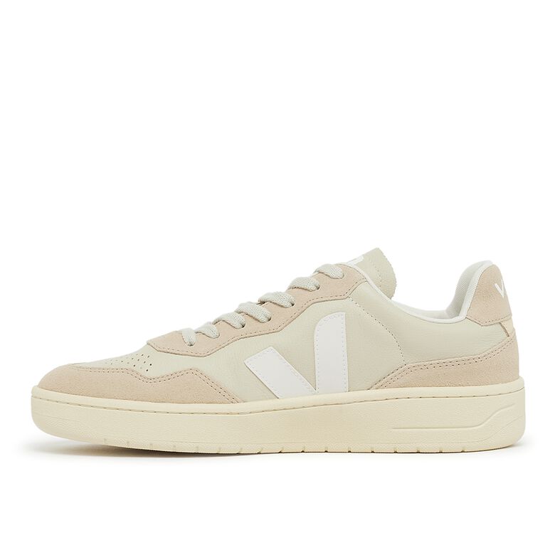 Veja V-90 Leather pierre white