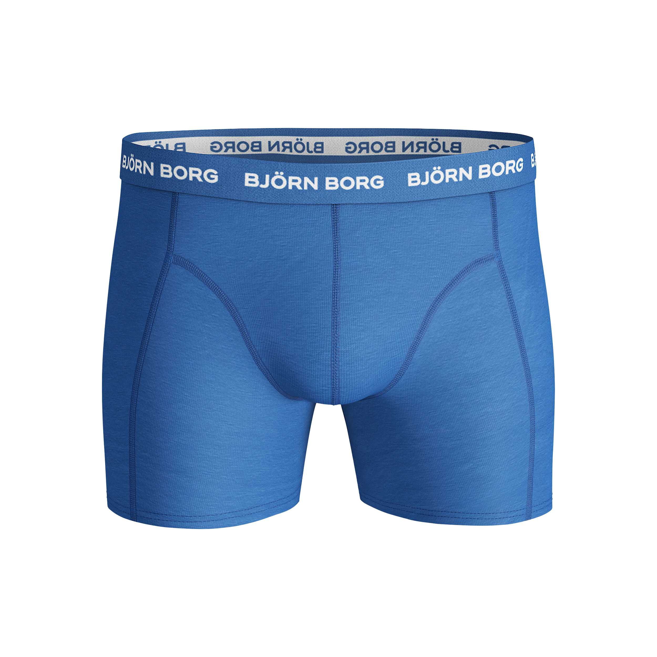Noos Solids Boxer Short 3er Pack Herren - Blau, Dunkelblau