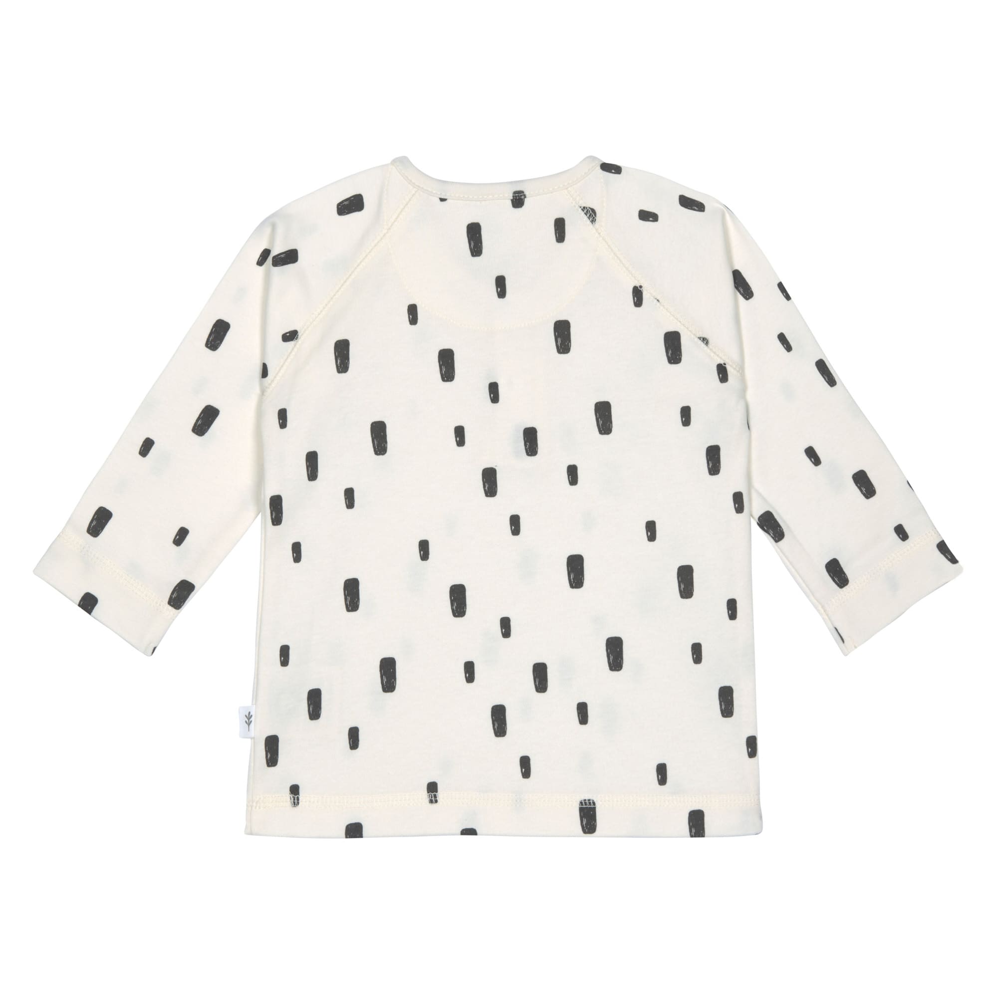 Baby Langarmshirts - Bio Baumwolle, Bricks, Milky