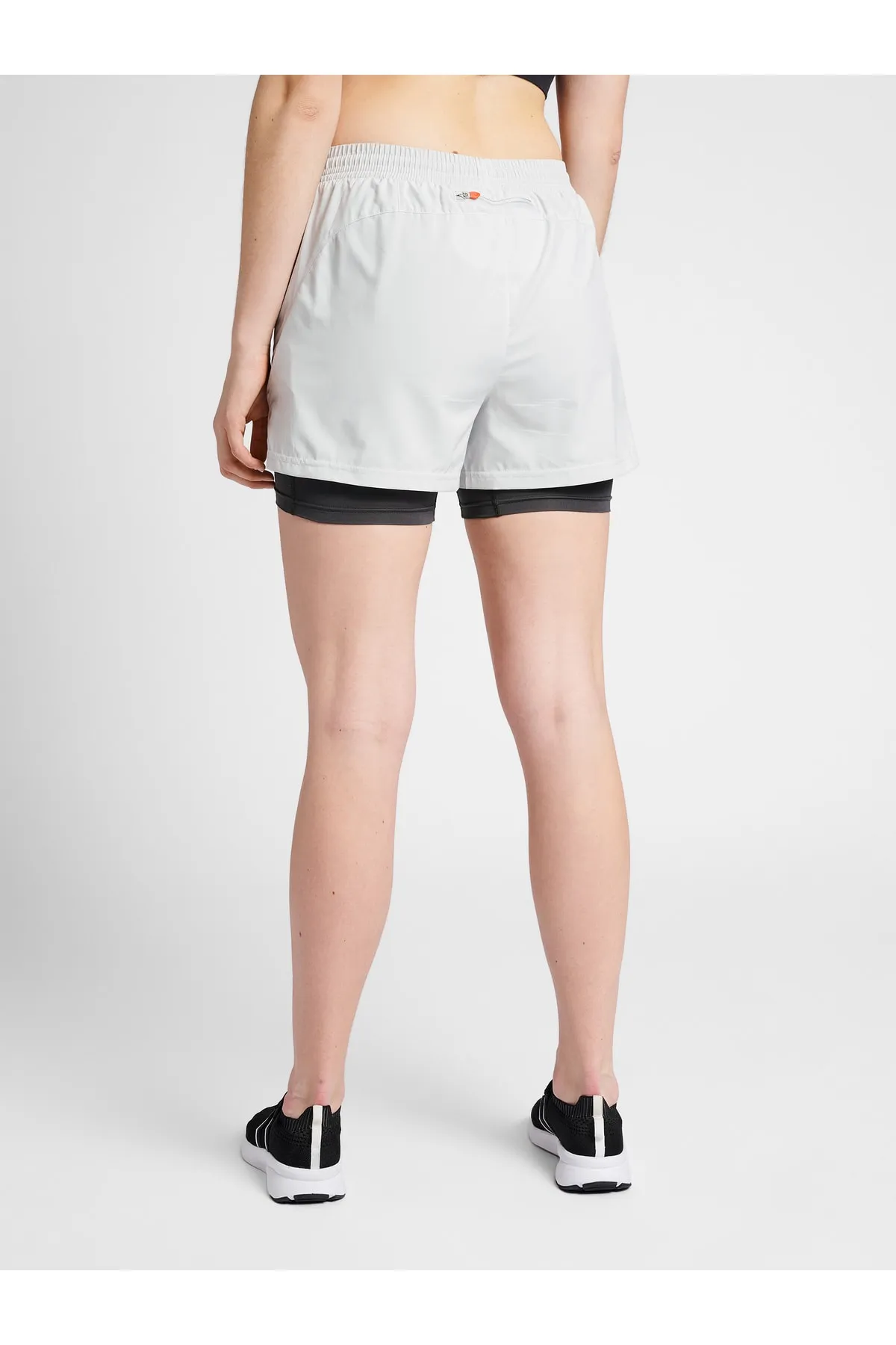NEWLİNE  Kurze Sporthose - Grau - Mittlerer Bund