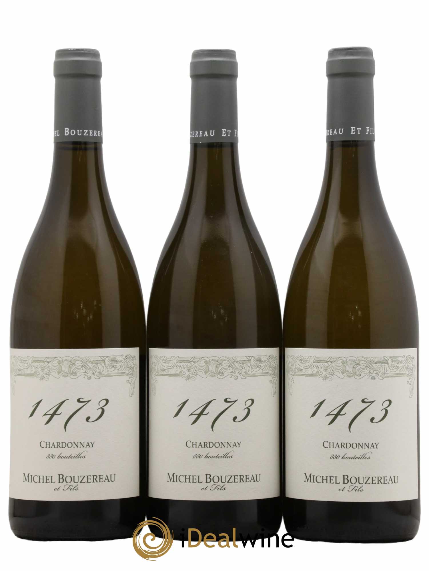 Vin de France 1473 Michel Bouzereau 2017 - Lot de 3 Bouteilles