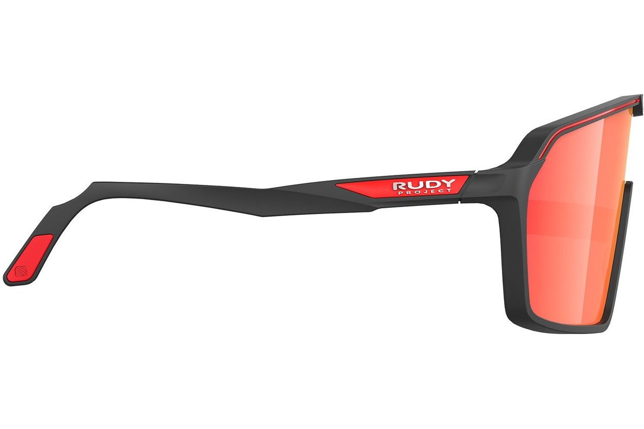 Rudy Project Spinshield Black Matte / Multilaser Red