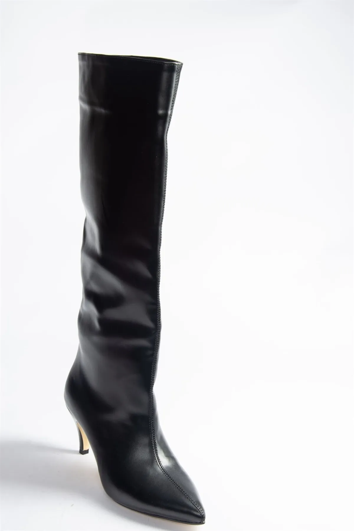 Fox Shoes  Schwarze Damenstiefel mit niedrigem Absatz N749204009