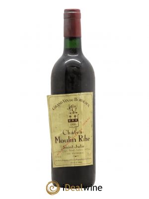 Château Moulin Riche  1986 - Lot de 1 Bouteille