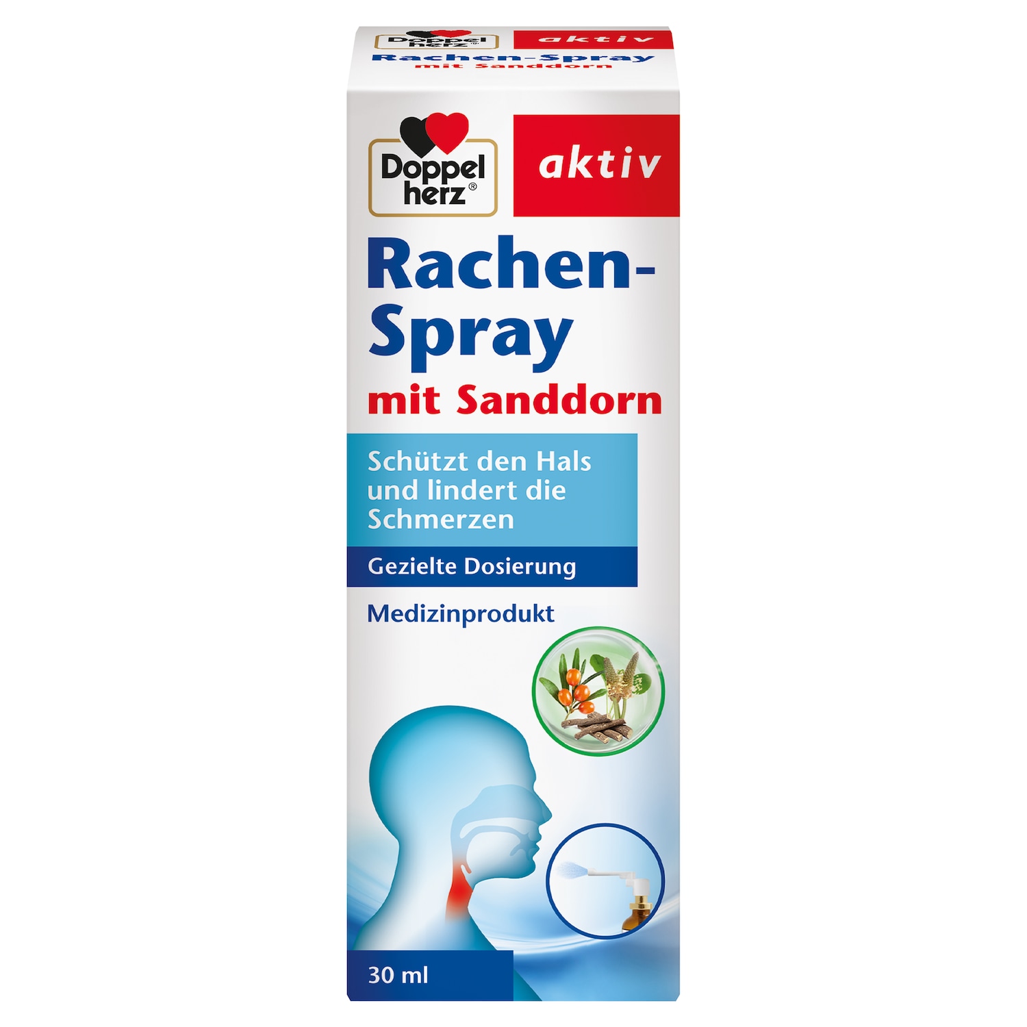 Rachen-Spray mit Sanddorn