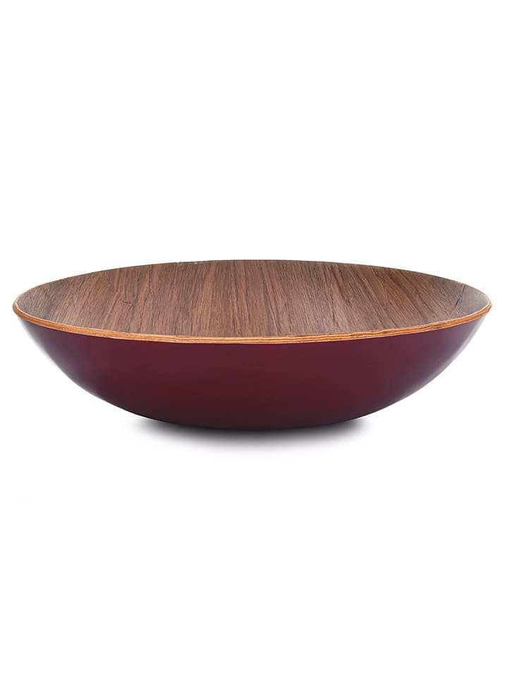 DUKA Dekoschale in Hellbraun/ Bordeaux- Ø 32 cm günstig kaufen onesize