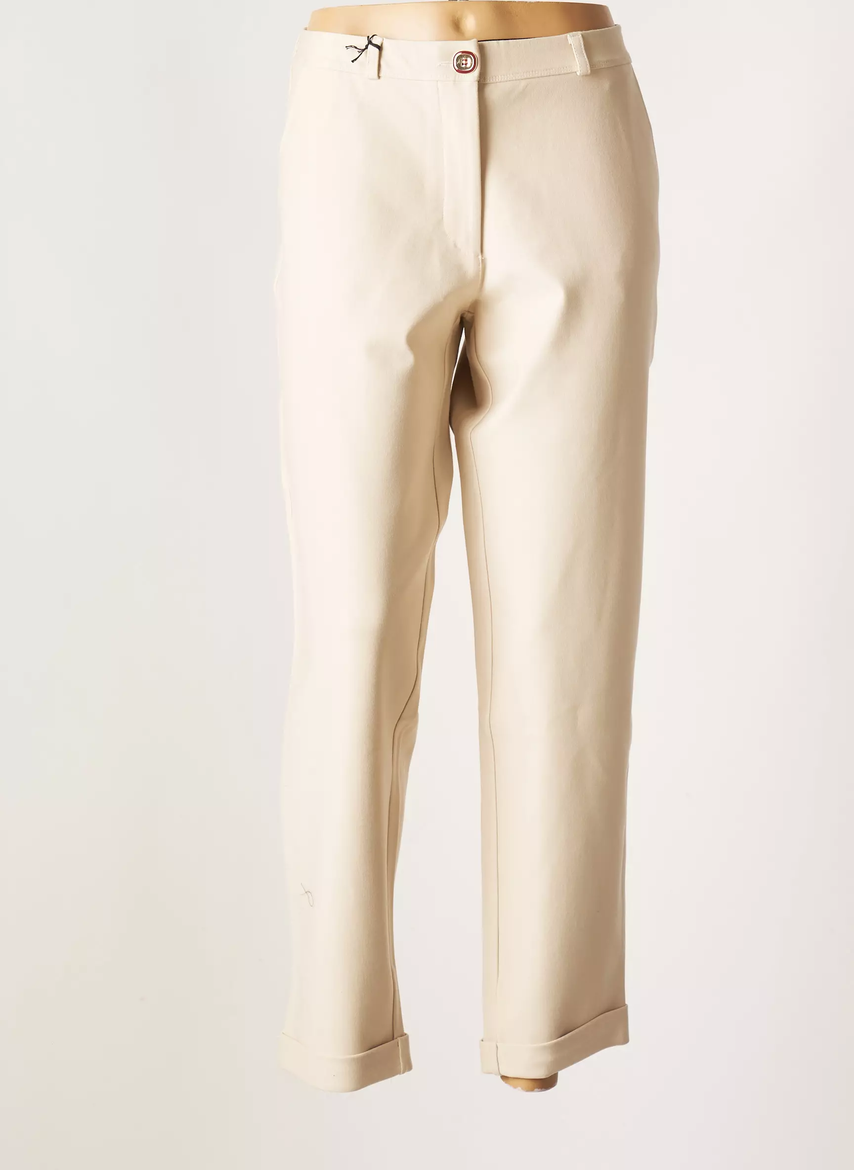 East Drive Pantalons Chino Femme couleur beige