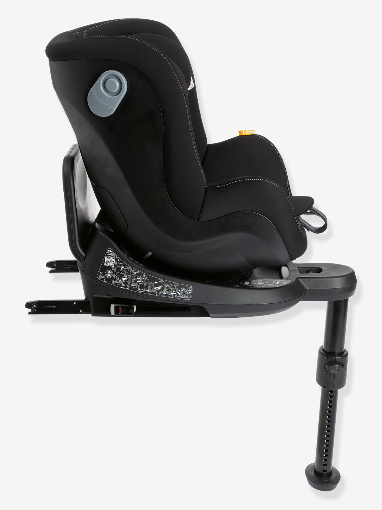 Chicco Kindersitz SEAT2FIT I-SIZE Gr. 0+/1 CHICCO, 45-105 cm, drehbar - grau