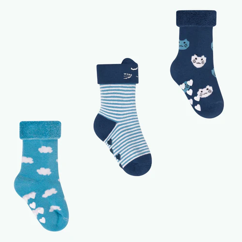 Socks in the Clouds - Baby Sock Pack - Blue