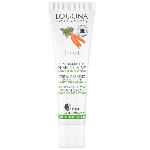 LOGONA Strahlender Teint Vitamincreme Bio-Karotte & Vitamin F 30 ml