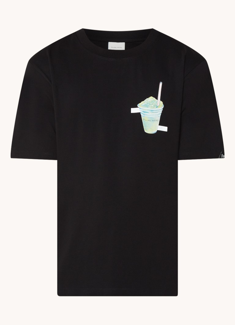 Filling Pieces Ice Vendor organic cotton T-shirt with front and back print