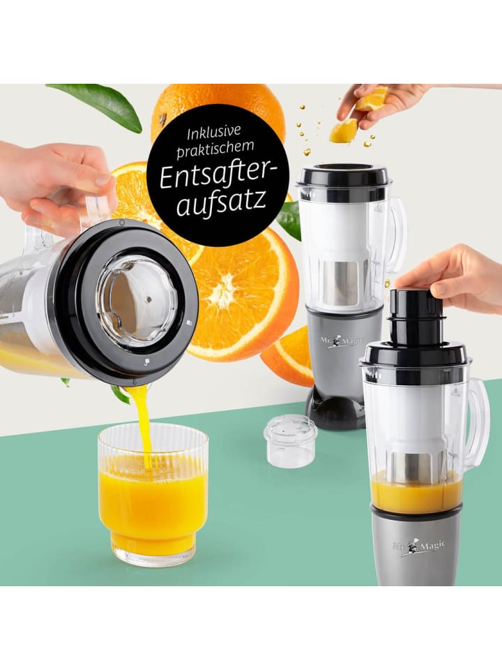 Gourmetmaxx GOURMETmaxx Mixer Mr. Magic 14-tlg. - Schwarz günstig kaufen onesize