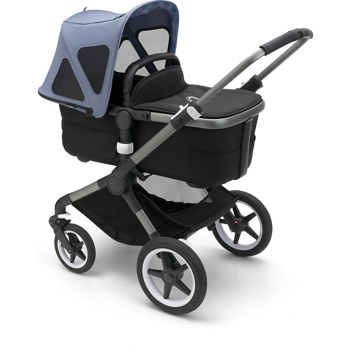 Bugaboo Fox/Cameleon3/Lynx Sonnendach mit Lüftungsfenstern Meerblau