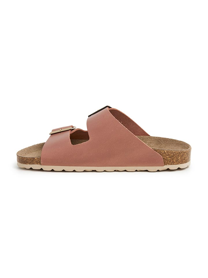 SABOKETS Leder-Pantoletten in Rosa günstig kaufen