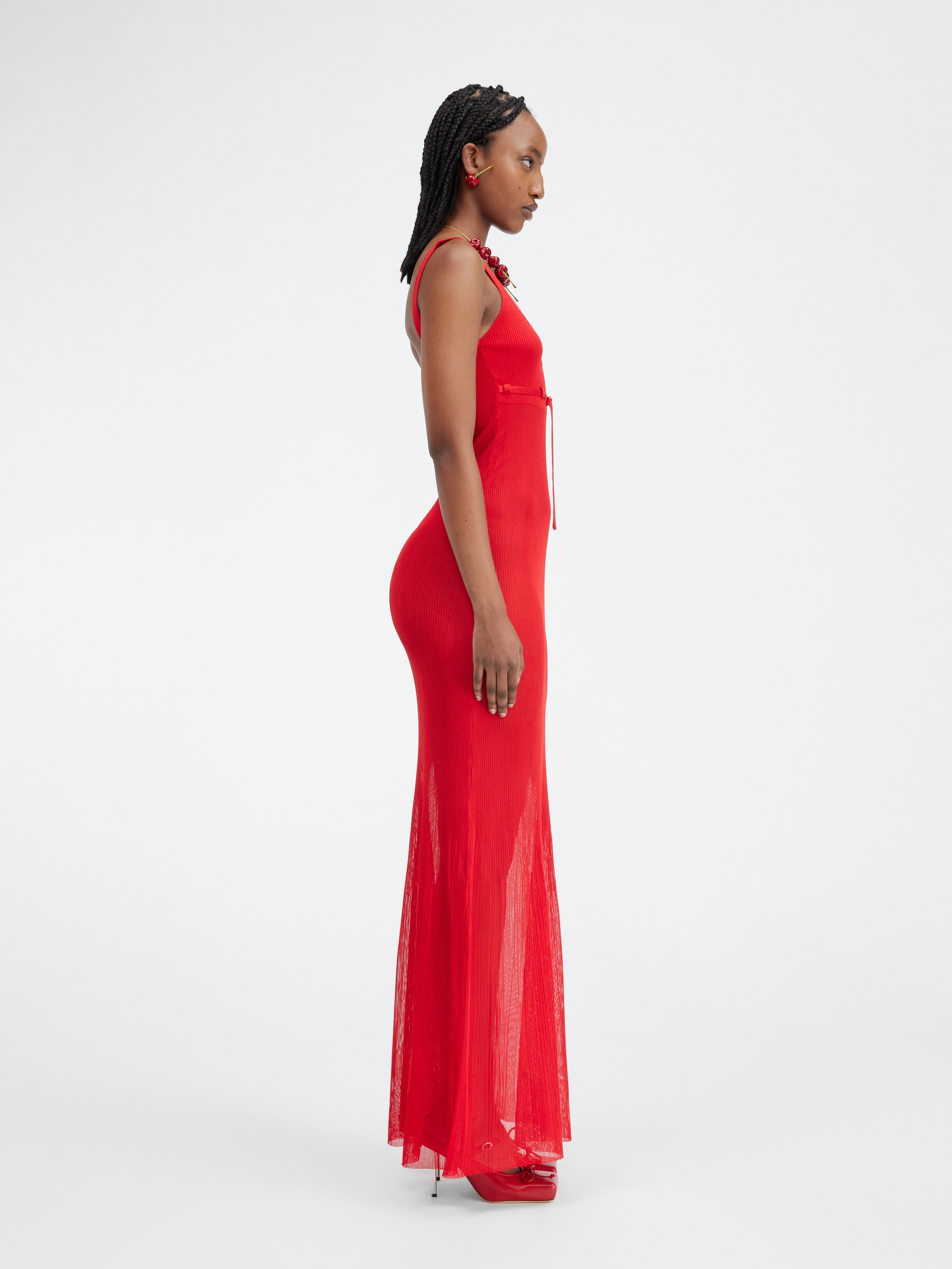 La robe maille Oranger