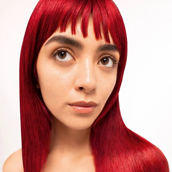 No Bleach London Vivid Red tartós vegán hajfesték készlet