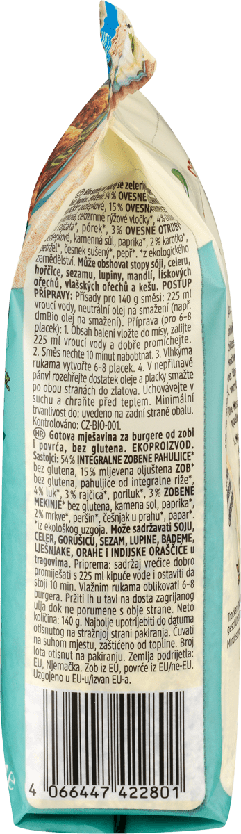 Gemüsebratlinge glutenfrei, 140 g