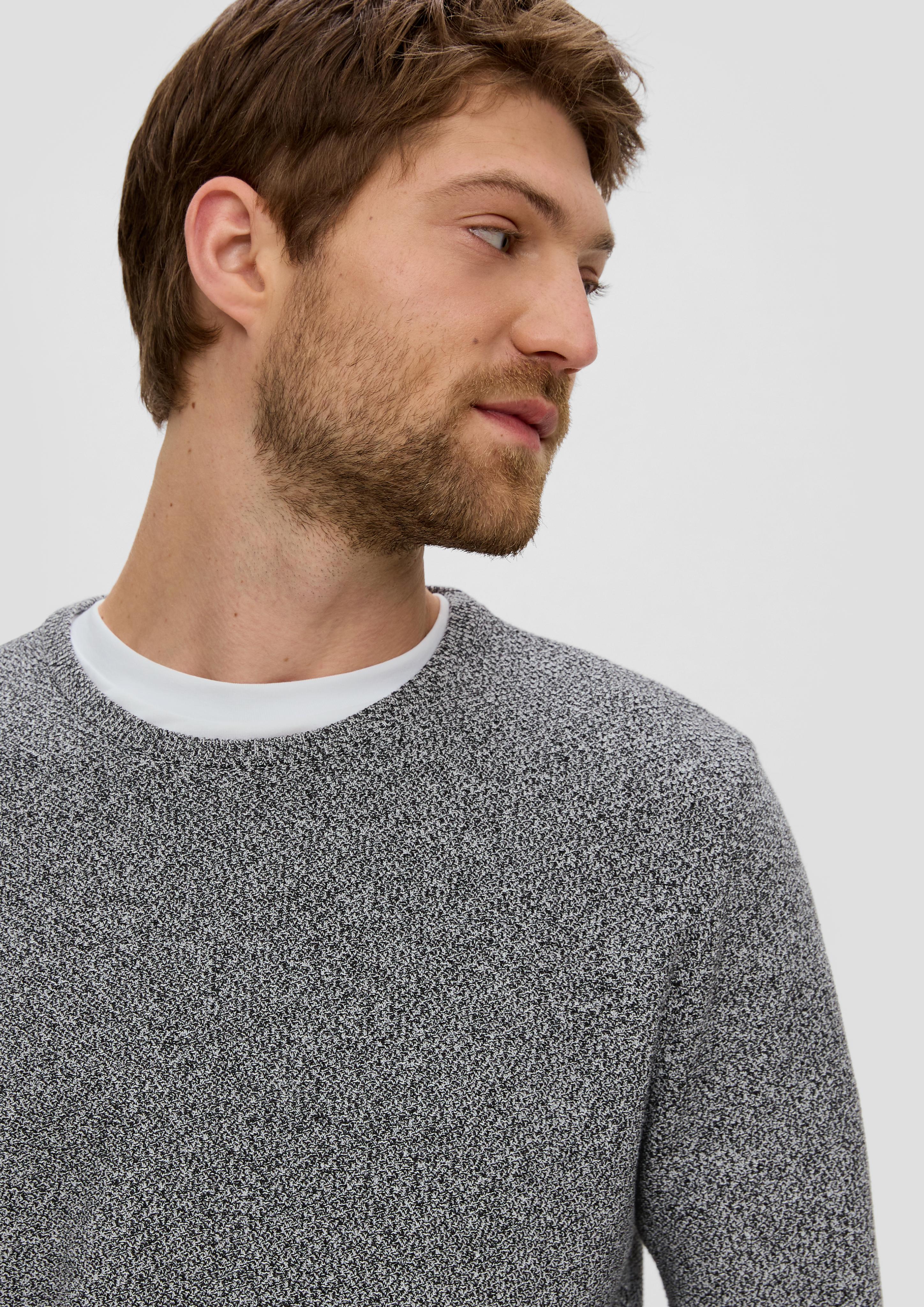 Feinstrickpullover mit Crew Neck  2146110-99X0