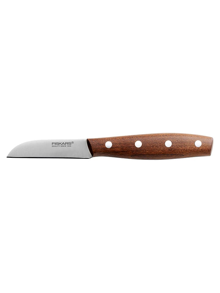 Fiskars Schälmesser ''Norr'' in Braun/ Silber - (L)7 cm günstig kaufen onesize