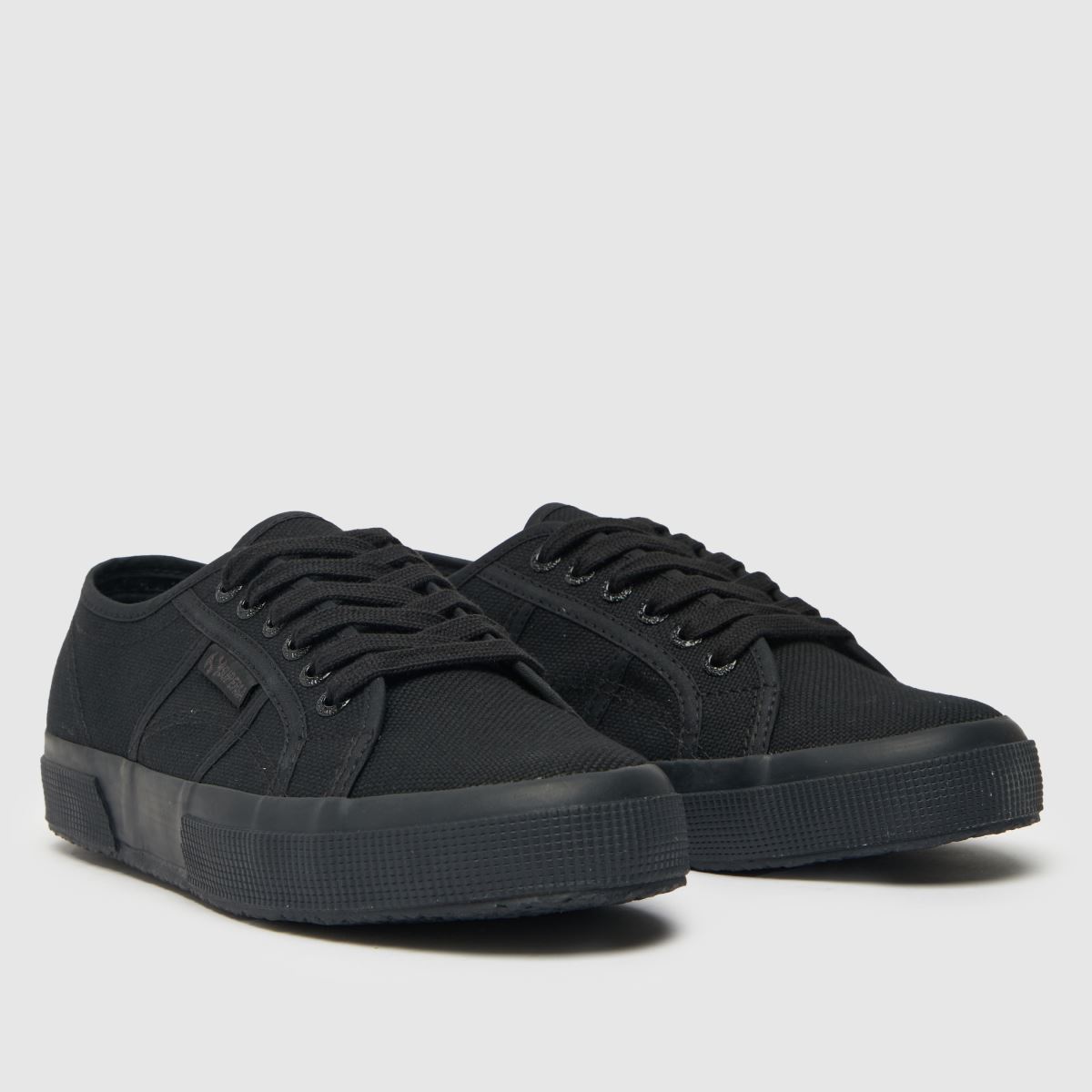 Superga – 2750 Cotu – Svarta klassiska sneakers