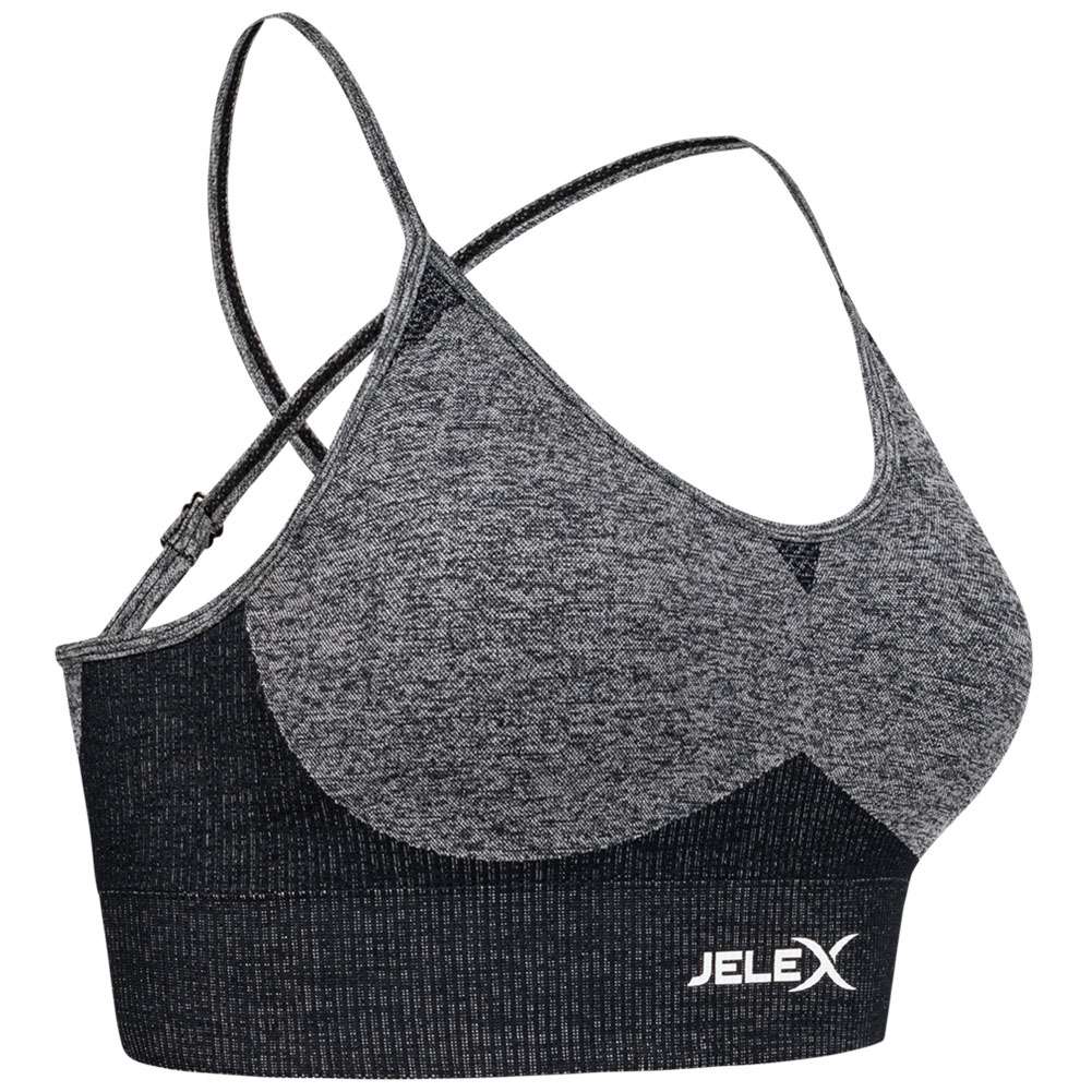 JELEX Angelina Damen Fitness BH schwarz