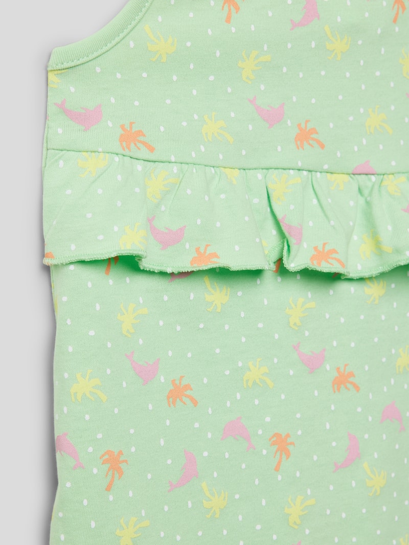 Trägertop mit Allover-Muster in mint