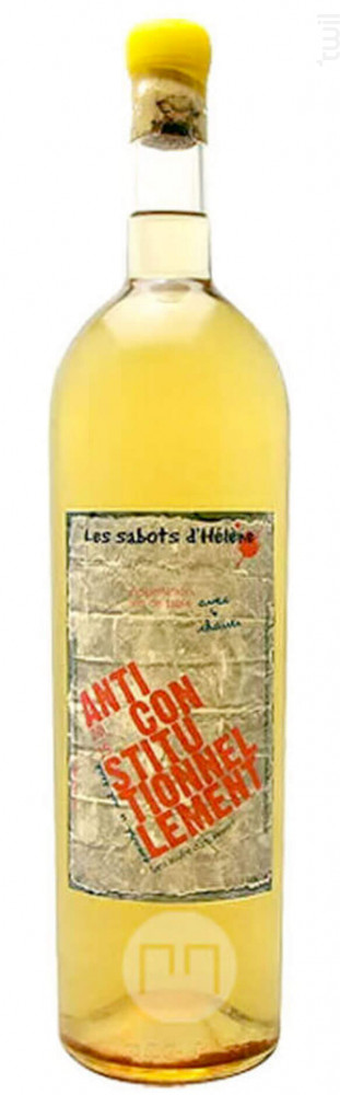 Anticonstitutionnellement Les Sabots D'hélène Vin Blanc●Vin de France (Languedoc) 2021 75cl