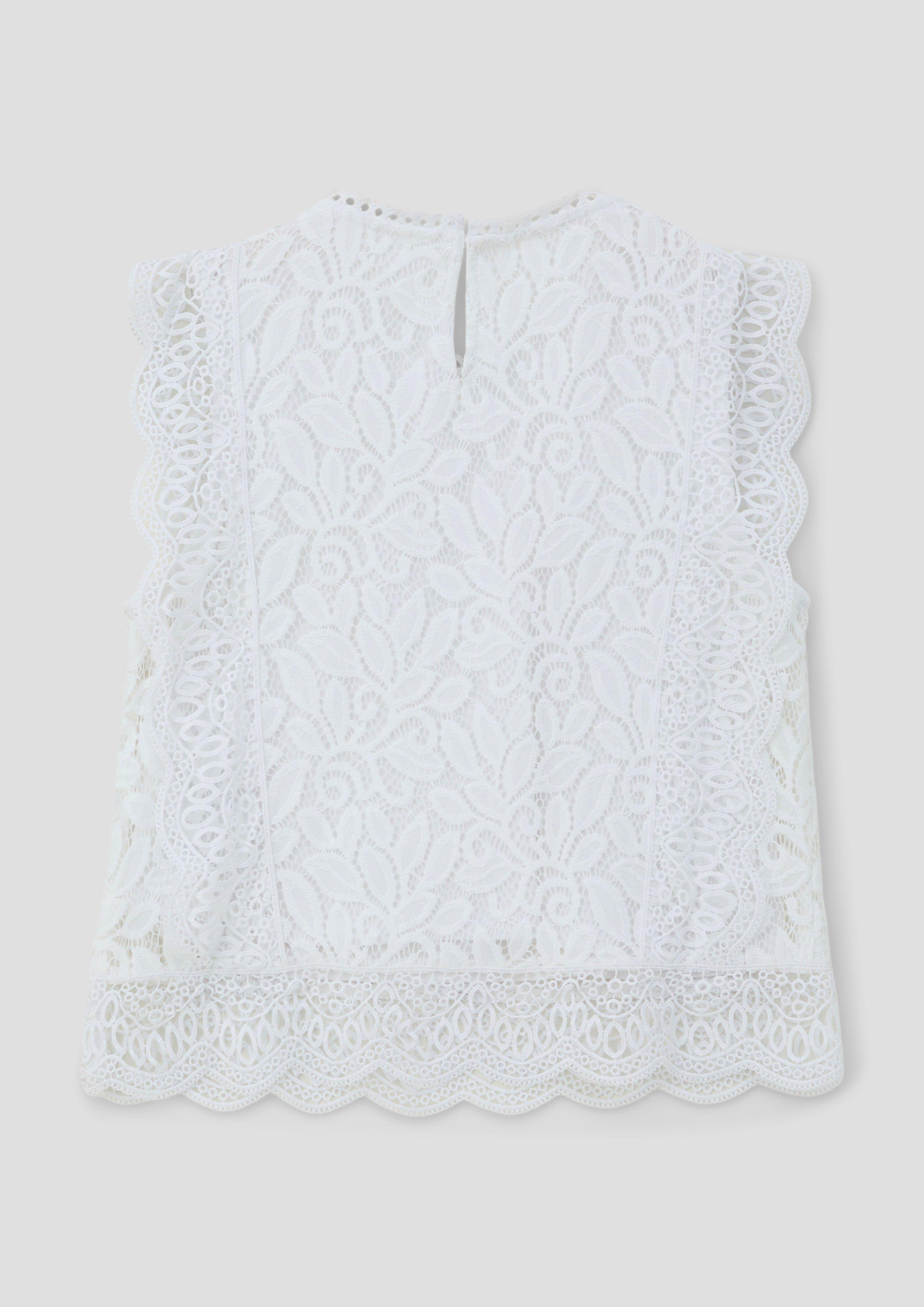Bluse aus Lochspitze  2145656-0100