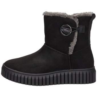s.Oliver Winter Boots in schwarz