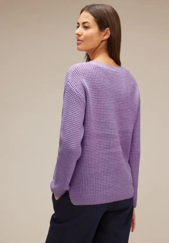 Street One Pullover mit Strickmustermix