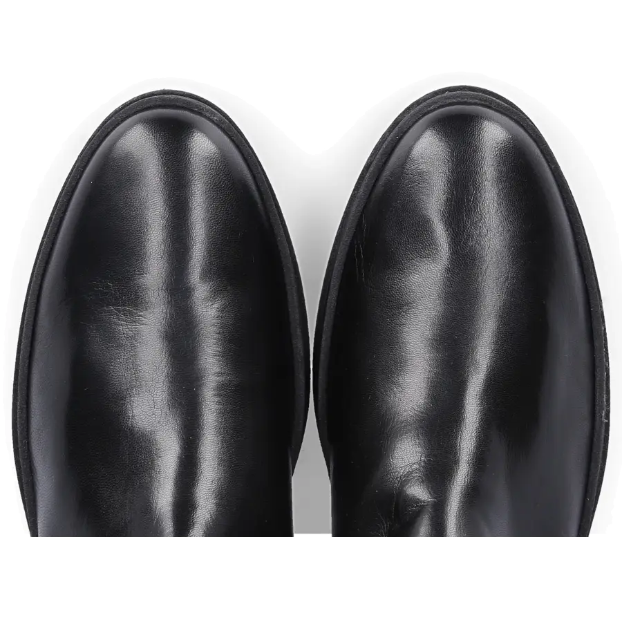 EN AVANT - Stiefel 117-06 Glattleder schwarz - schwarz