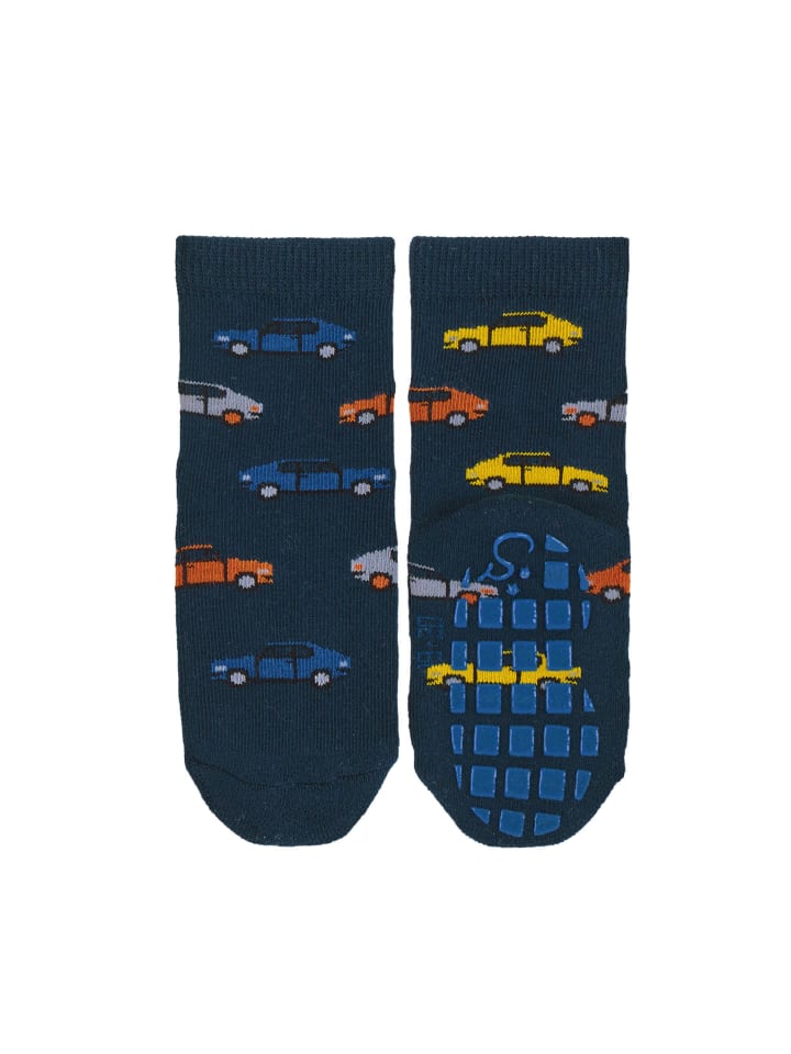 Sterntaler ABS Socken 2er-Pack Bagger   Autos in marineblau günstig kaufen