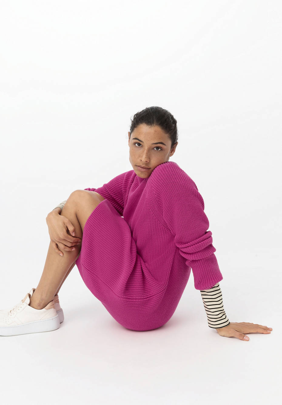 Strickkleid aus reiner Bio-Baumwolle
