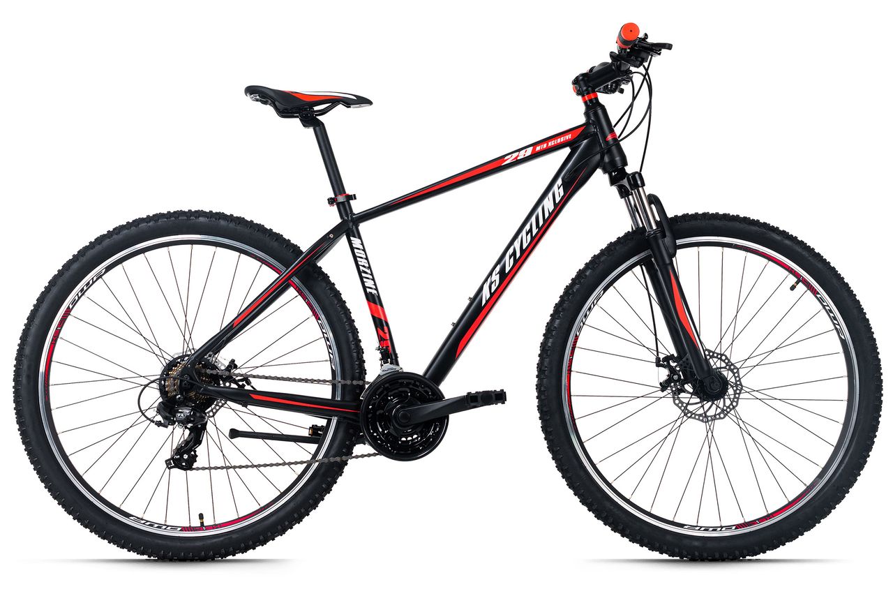 KS Cycling Mountainbike Hardtail 29'' Morzine schwarz-rot 48 cm