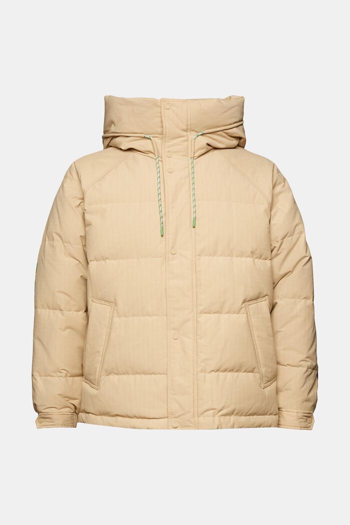 Logo-Steppjacke mit Daunen