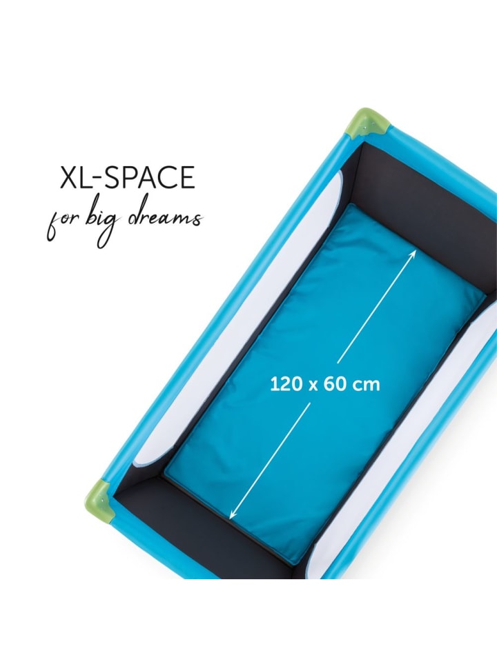 Hauck Reisebett Sparset - Dream N Play inkl. Alvi in blau günstig kaufen onesize