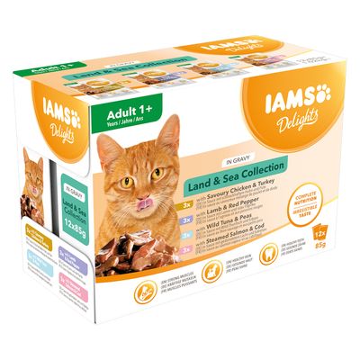 IAMS Delights Adult Land & Sea Mix