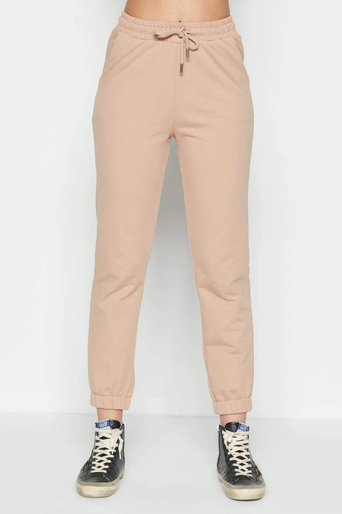 C&City  Basic Jogger Jogginghose 734 Milchbraun