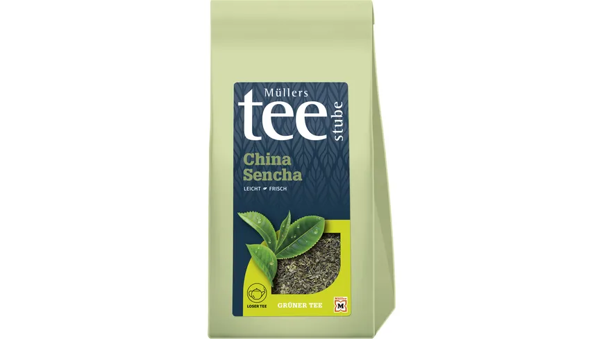 Müllers Teestube Grüner Tee Lose China Sencha 150 g