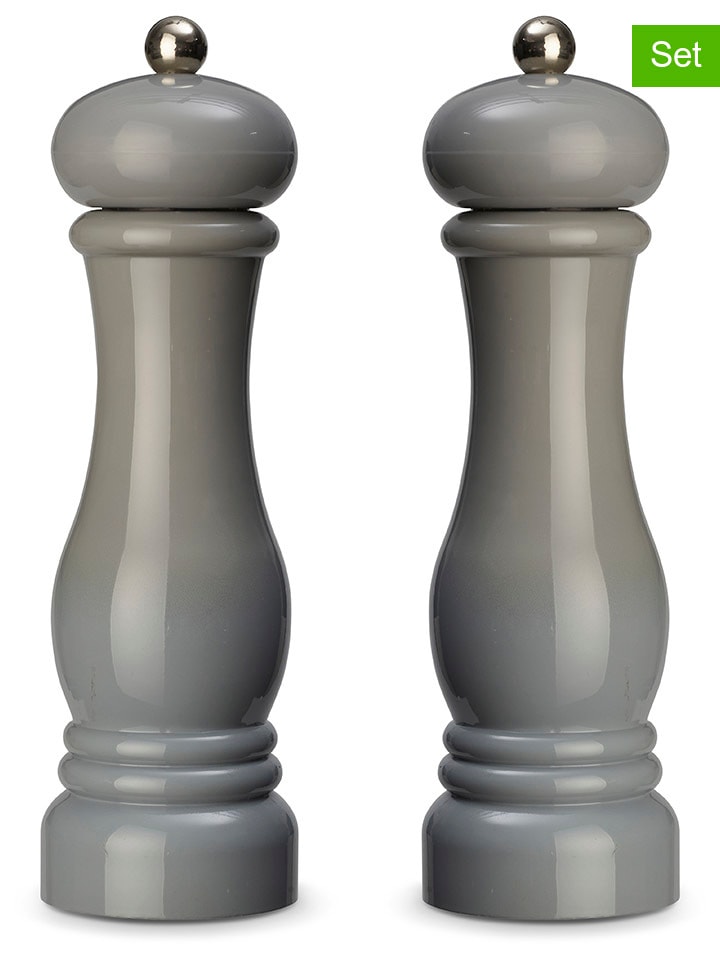 Echtwerk 2tlg. Set: Salz- & Pfeffermühle in Grau - (H)21 x Ø 6 günstig kaufen onesize