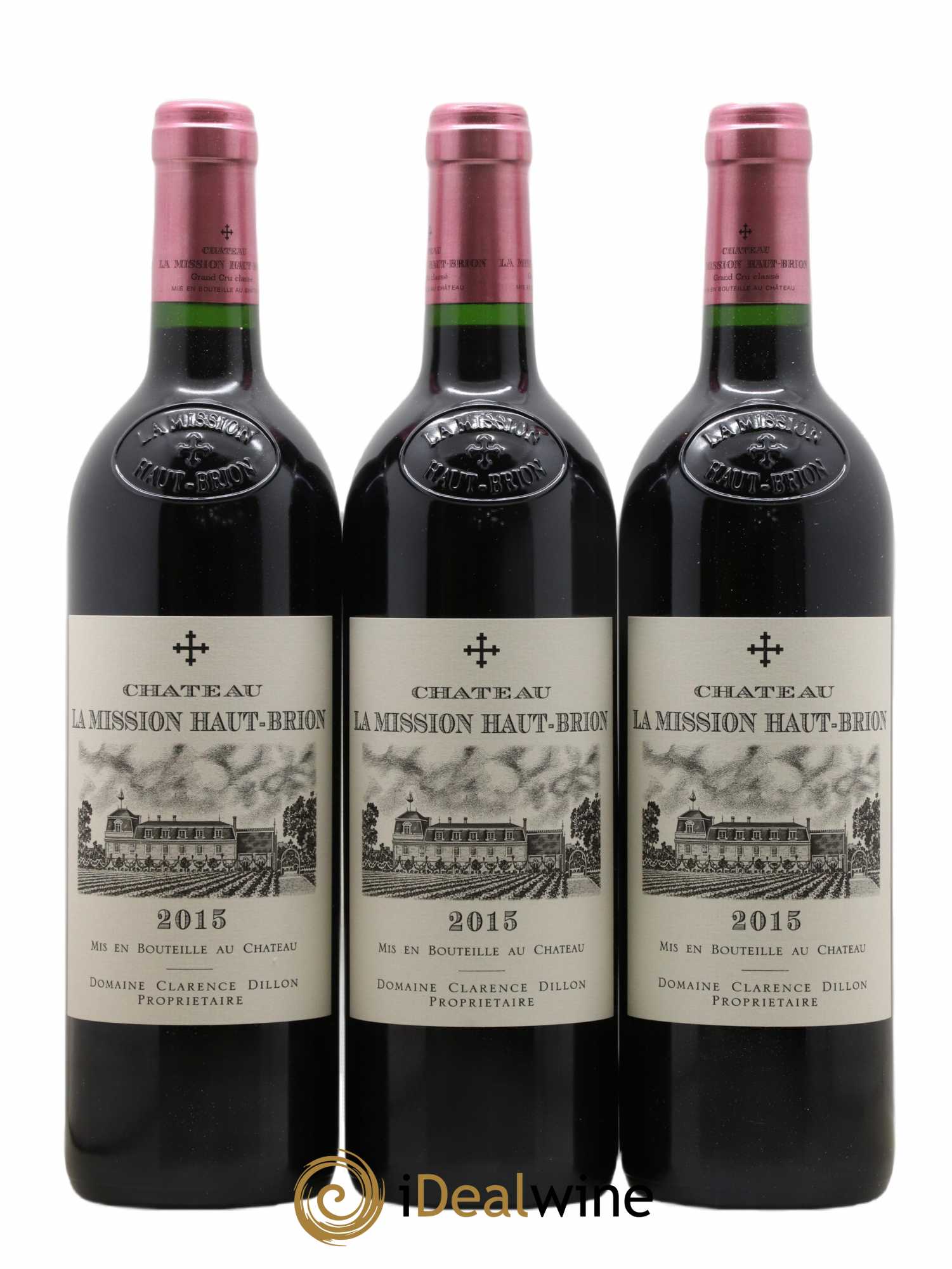 Château La Mission Haut-Brion Cru Classé de Graves  2015 - Lot de 12 Bouteilles