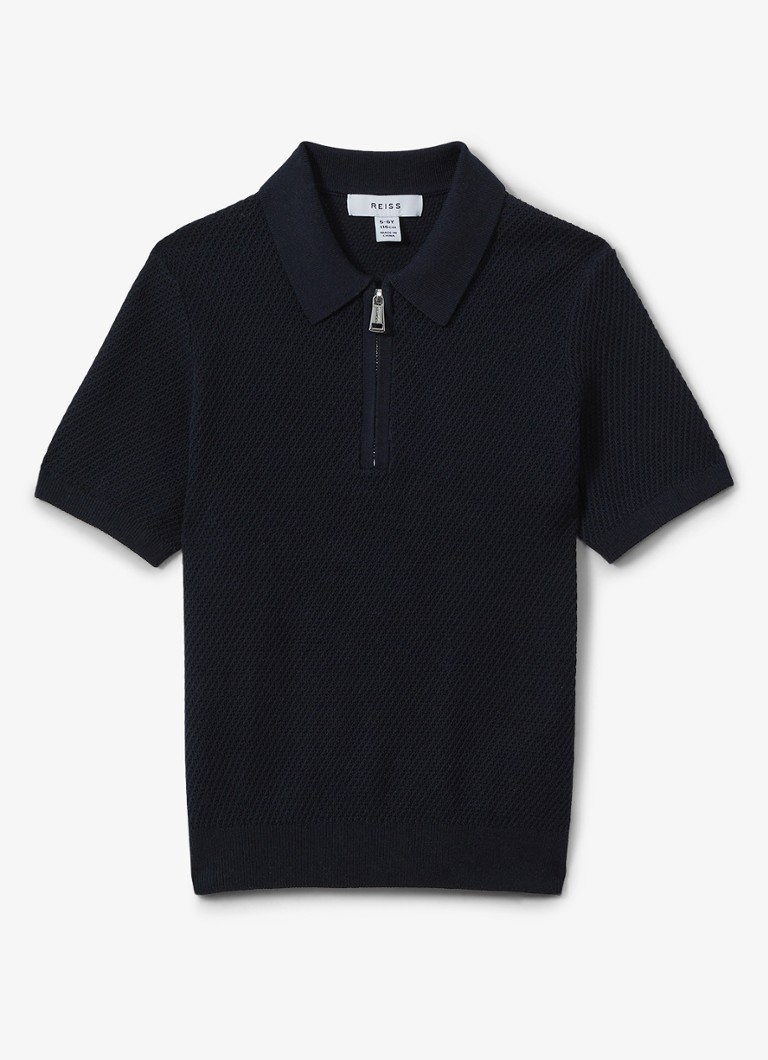 Reiss Ivor textured polo shirt