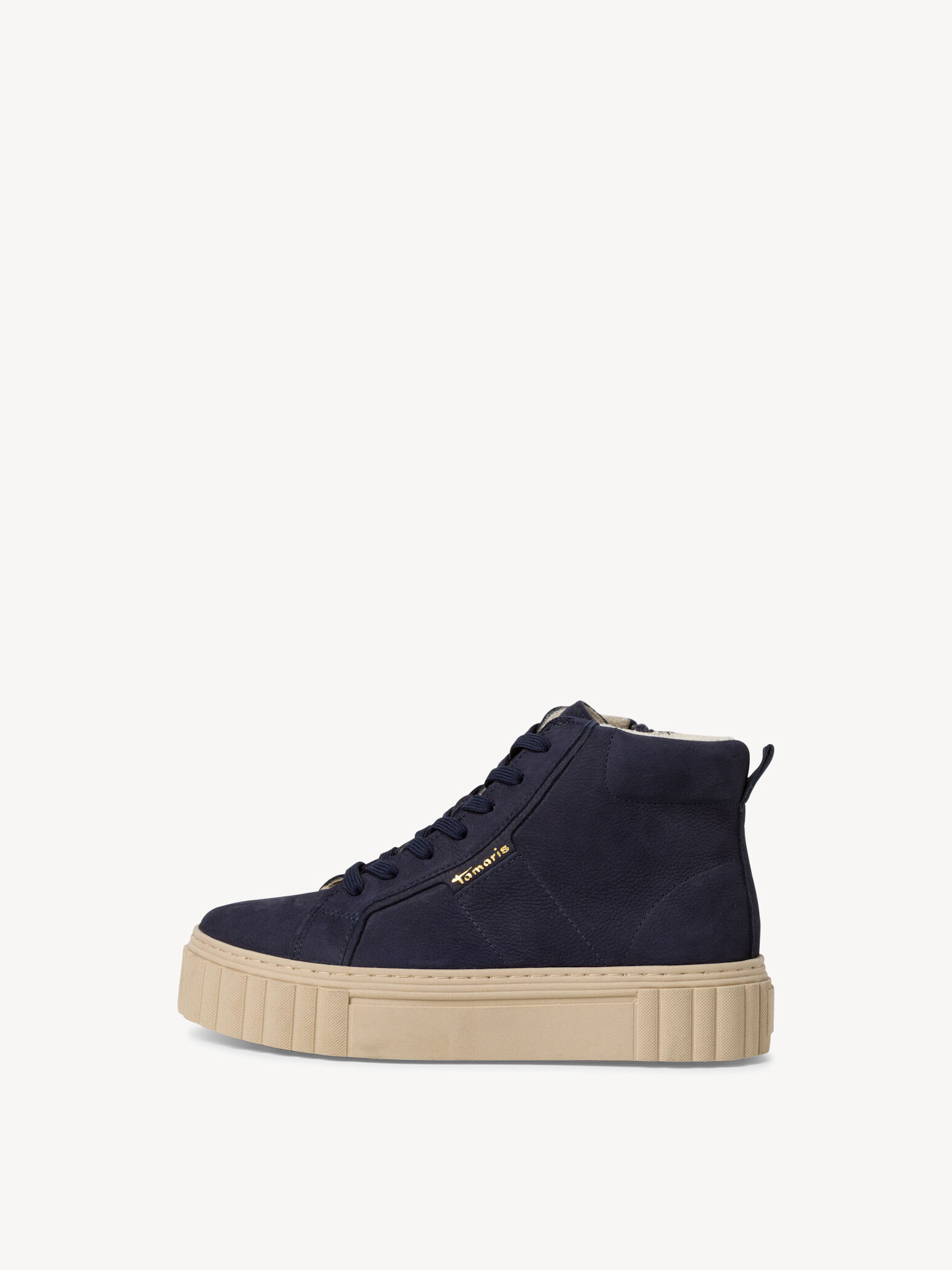 Bottine en cuir - bleu