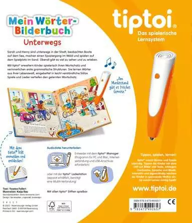 tiptoi® Mein Wörter-Bilderbuch Unterwegs