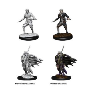 Male Elf Rogue: Wizkids Deep Cuts Unpainted Miniatures