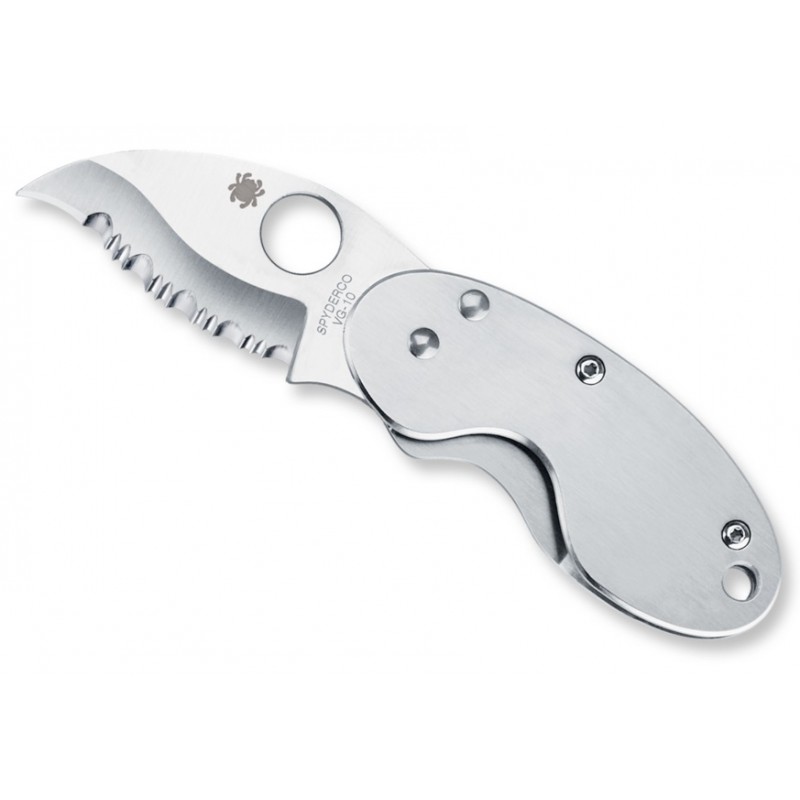 Spyderco Survival Cricket Edelstahlmesser, Outdoor-Messer.