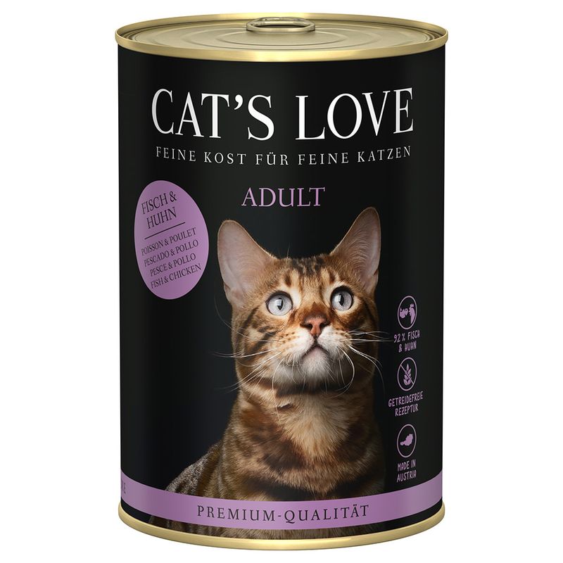 Sparpaket Cat's Love 24 x 400 g zu TOP-Preisen