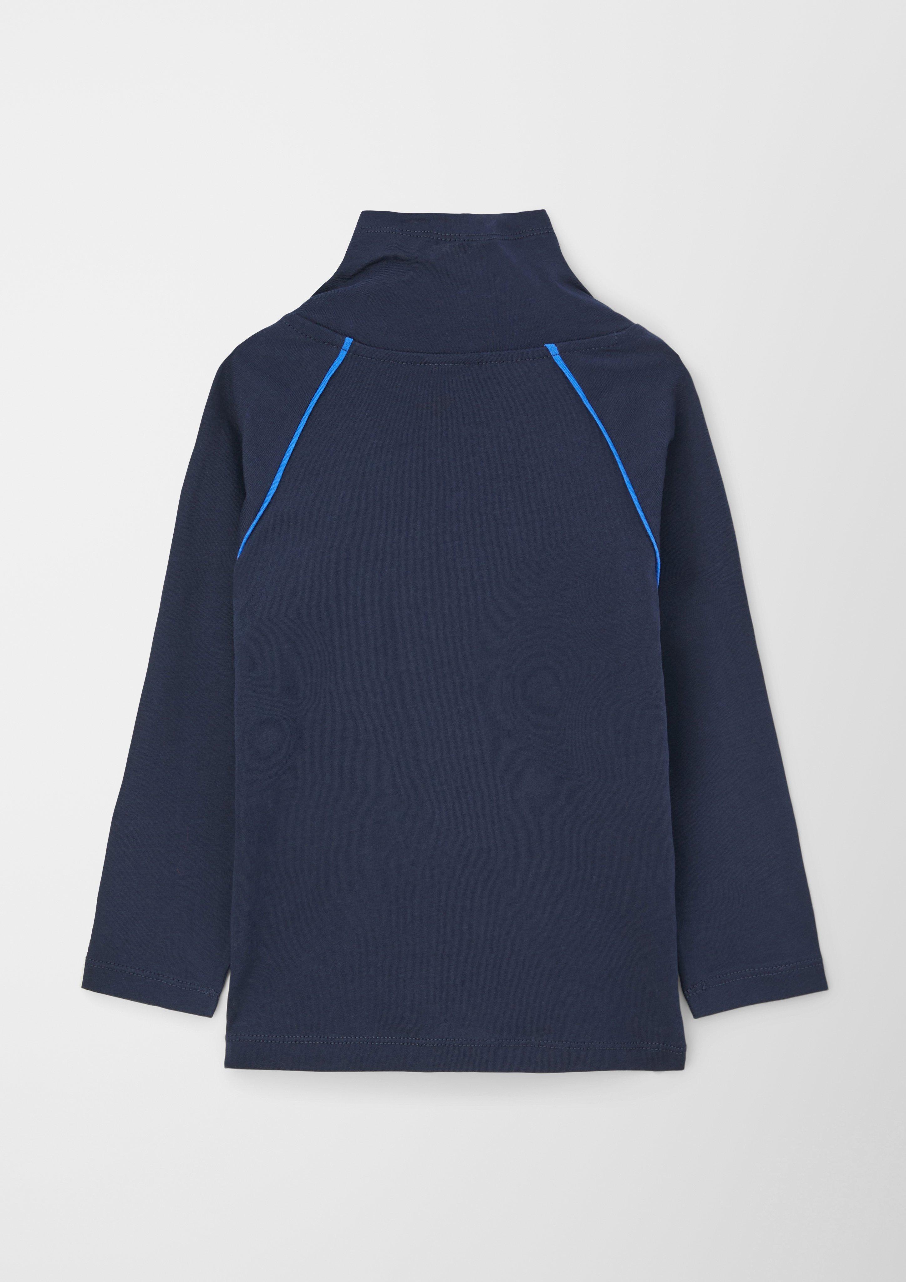 Longsleeve mit Schalkragen  2122967-5952